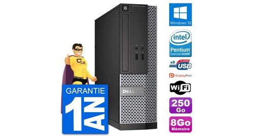 Pc dell optiplex 3020 sff g3220 ram 8go disque dur 250go windows 10 wifi État correct - N/A reconditionné disponible sur Fnac