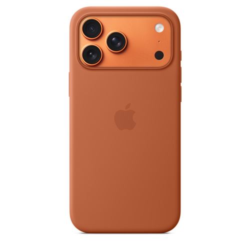 Coque Apple en silicone avec MagSafe terracotta pour iPhone 17 Pro Max État correct - Apple reconditionné disponible sur Fnac