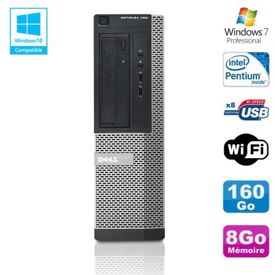 Pc dell optiplex 390 dt g630 2.7ghz 8go 160go graveur dvd wifi hdmi win 7 pro État correct - Dell reconditionné disponible sur Fnac