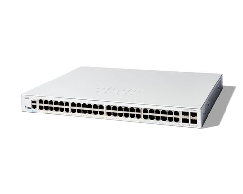 Cisco Catalyst 1300-48T-4G - Commutateur - C3 - Géré - 48 x 10/100/1000Base-T + 4 x 1 Gigabit SFP - Montable sur rack État correct - N/A reconditionné disponible sur Fnac