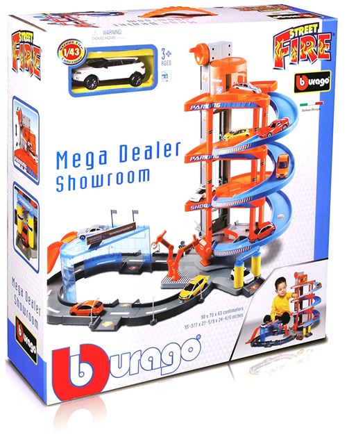 Garage Bburago Mega Dealer Showroom 1:43 État correct - Bburago reconditionné disponible sur Fnac