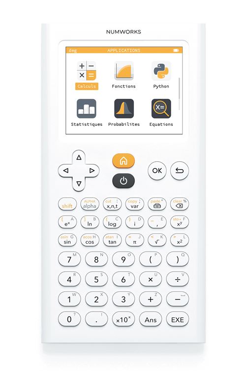 Acheter Calculatrice graphique NumWorks Python État correct - 69,99 € Calculatrice graphique NumWorks Python État correct - NumWorks reconditionné disponible sur Fnac