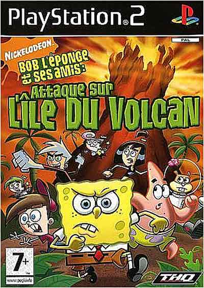 Bob L'Eponge et Ses Amis - Attaque sur l'Ile du Volcan État correct - THQ France reconditionné disponible sur Fnac