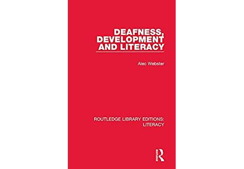 Deafness, Development and Literacy (Routledge Library Editions: Literacy) (English Edition) Format Kindle État correct - N/A reconditionné disponible sur Fnac