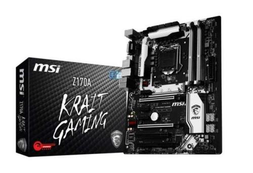 Carte Mère MSI Z170A Krait Gaming État correct - MSI reconditionné disponible sur Fnac