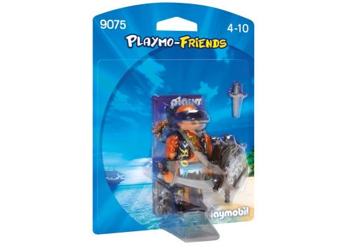 Playmobil Playmo-Friends 9075 Pirate avec bouclier État correct - Playmobil reconditionné disponible sur Fnac