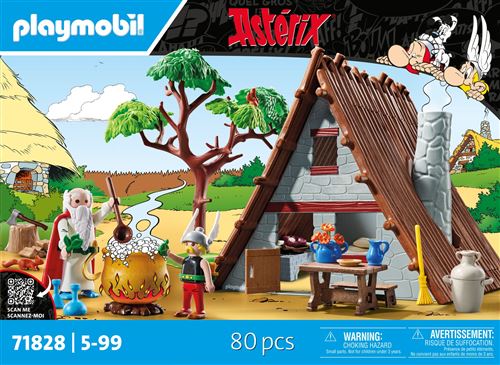 Playmobil Astérix 71828 Hutte d'Astérix avec Panoramix État correct - Playmobil reconditionné disponible sur Fnac