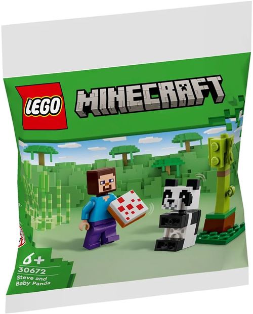 Acheter LEGO® Minecraft™ 30672 Steve et le bébé panda État correct - 16,99 € LEGO® Minecraft™ 30672 Steve et le bébé panda État correct - N/A reconditionné disponible sur Fnac