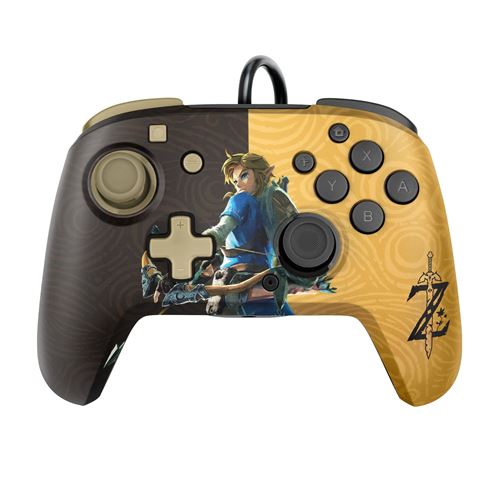 Manette Gaming filaire pour Nintendo Switch Pdp Faceoff Deluxe Zelda État correct - N/A reconditionné disponible sur Fnac