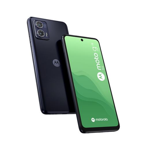 Smartphone Motorola Moto G73 6,5"" Double nano SIM 5G 256 Go Bleu nuit État correct - Motorola reconditionné disponible sur Fnac