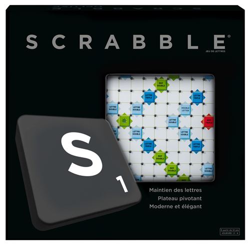 Jeu de culture générale Mattel Scrabble Deluxe État correct - Mattel reconditionné disponible sur Fnac