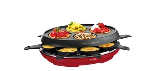 Plaque multifonction Tefal Colormania 8 coupelles 1050 W Rouge État correct - Tefal reconditionné disponible sur Fnac