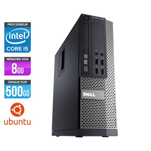 Pc Dell Optiplex 790 SFF - Noir - Intel Core i5-2400 / 3.10 GHz - RAM 8 Go - HDD 500 Go - DVD - Gigabit Ethernet - Ubuntu - Linux État correct - Dell reconditionné disponible sur Fnac