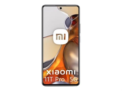 Xiaomi 11T Pro - 5G smartphone - double SIM - RAM 8 Go / Mémoire interne 256 Go - écran OEL - 6.67"" - 2400 x 1080 pixels (120 Hz) - 3 x caméras arrière 108 MP, 8 MP, 5 MP - front camera 16 MP - TIM - gris météorite État correct - N/A reconditionné disponible sur Fnac