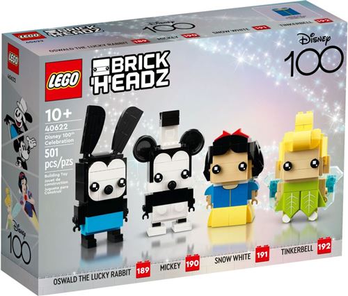 LEGO® BrickHeadz™ 40622 Les 100 ans de Disney État correct - N/A reconditionné disponible sur Fnac