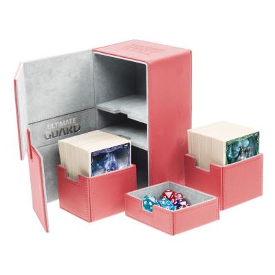 Ultimate Guard - Boîte pour cartes Twin Flip'n'Tray Deck Case 200+ taille standard XenoSkin Rouge État correct - Ultimate Guard reconditionné disponible sur Fnac