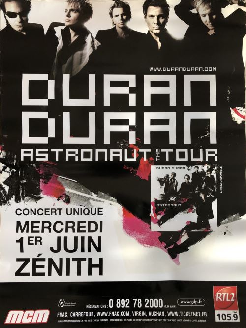 DURAN DURAN - Astronaut Tour 2005 - AFFICHE État correct - N/A reconditionné disponible sur Fnac