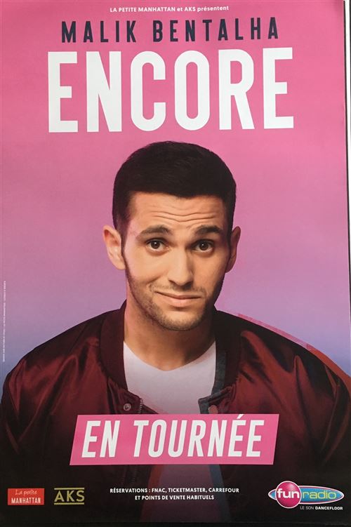 Malik BENTHALA - En tournée - AFFICHE État correct - N/A reconditionné disponible sur Fnac