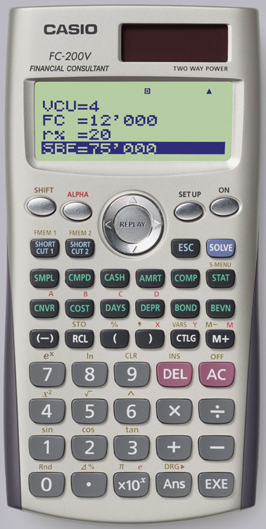 Acheter Casio Calculatrice FC 200 V État correct - 86,15 € Casio Calculatrice FC 200 V État correct - Casio reconditionné disponible sur Fnac
