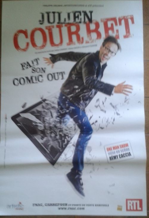 Julien Courbet - 80x120 cm - AFFICHE / POSTER État correct - N/A reconditionné disponible sur Fnac