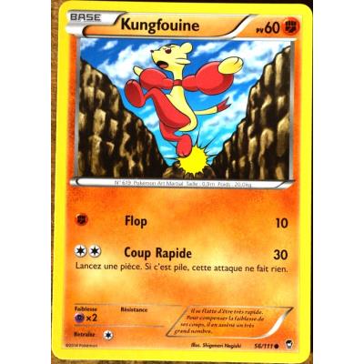 Acheter carte Pokémon 56/111 Kungfouine 60 PV XY03 XY Poings Furieux NEUF FR État correct - 16,00 € carte Pokémon 56/111 Kungfouine 60 PV XY03 XY Poings Furieux NEUF FR État correct - Pokémon reconditionné disponible sur Fnac