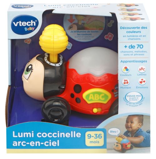 Veilleuse coccinelle arc-en-ciel Vtech baby État correct - VTech Baby reconditionné disponible sur Fnac