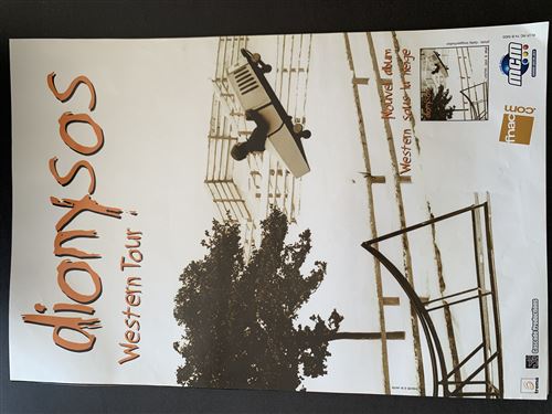 Dionysos - Western Tour - 40x60cm - Affiche État correct - N/A reconditionné disponible sur Fnac