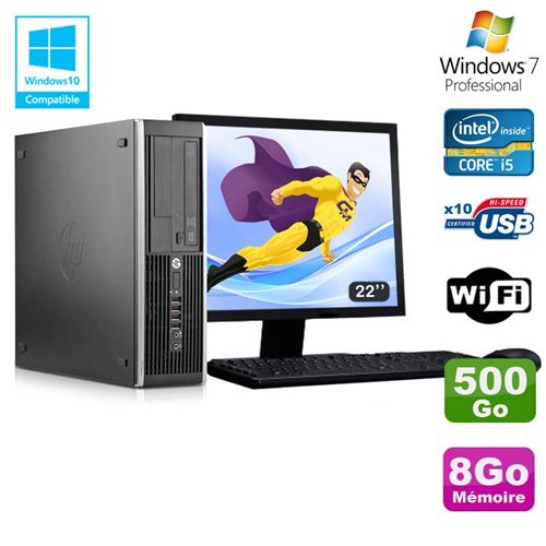 Acheter Pc hp elite 8300 sff i5-3470 3.2ghz 8go 500go graveur wifi w7 ecran 22' État correct - 229,00 € Pc hp elite 8300 sff i5-3470 3.2ghz 8go 500go graveur wifi w7 ecran 22' État correct - Hewlett-Packard reconditionné disponible sur Fnac