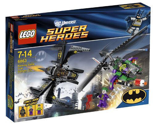 LEGO® Super Heroes DC 6863 La Bataille en Batwing audessus de Gotham City État correct - Lego reconditionné disponible sur Fnac