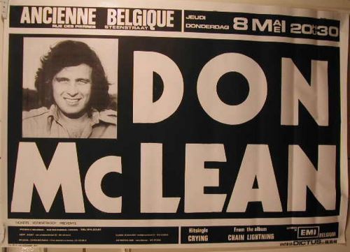 Acheter Don McLean - 70x100 cm - AFFICHE / POSTER État correct - 17,99 € Don McLean - 70x100 cm - AFFICHE / POSTER État correct - N/A reconditionné disponible sur Fnac