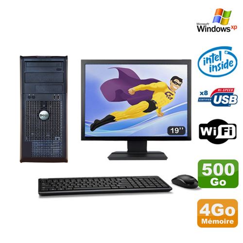 Acheter Pc tour dell optiplex 360 mt e7400 2.8ghz 4go 500go dvd wifi xp ecran 19' État correct - 239,00 € Pc tour dell optiplex 360 mt e7400 2.8ghz 4go 500go dvd wifi xp ecran 19' État correct - Dell reconditionné disponible sur Fnac