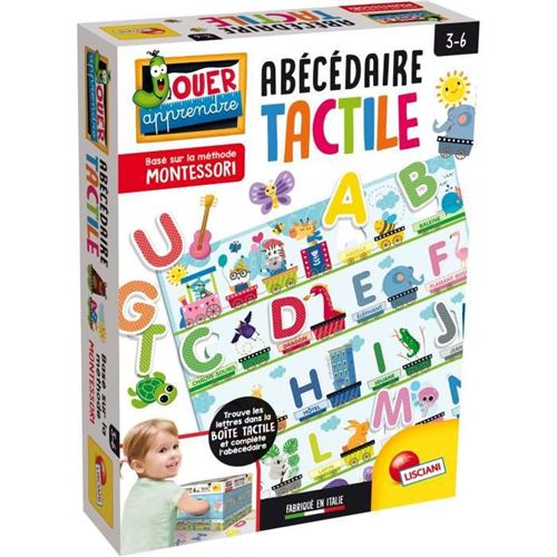 Jeux éductatif - Lisciani - Abécédaire Tactile - Montessori Multicolore État correct - Lisciani reconditionné disponible sur Fnac