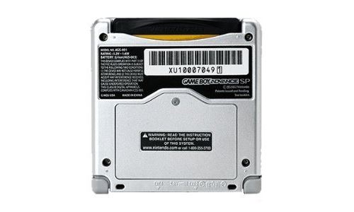 Nintendo Game Boy Advance SP argent