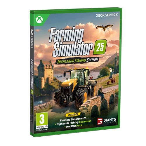 Farming Simulator 25: Highlands Fisching Edition Xbox Series X État correct - Koch Media reconditionné disponible sur Fnac