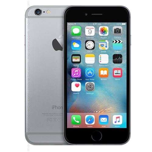 Apple iPhone 6s - 4G smartphone / Mémoire interne 32 Go - Écran LCD - 4.7"" - 1334 x 750 pixels - rear camera 12 MP - front camera 5 MP - gris sidéral État correct - Apple reconditionné disponible sur Fnac