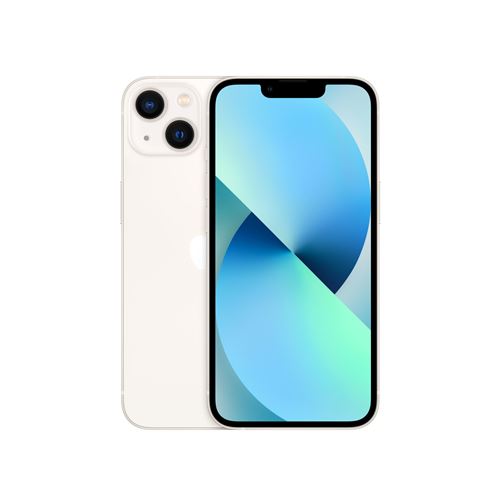 Apple iPhone 13 - 5G smartphone - double SIM / Mémoire interne 512 Go - écran OEL - 6.1"" - 2532 x 1170 pixels - 2x caméras arrière 12 MP, 12 MP - front camera 12 MP - lumière des étoiles État correct - N/A reconditionné disponible sur Fnac