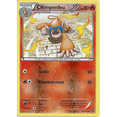 Carte Pokemon - XY11 - Offensive Vapeur - Chimpenfeu - PV 80 - 19/114 - Holo Reverse - VF État correct - Asmodee reconditionné disponible sur Fnac