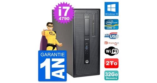 Acheter Pc tour hp elitedesk 800 g1 intel i7-4790 ram 32go disque 2to windows 10 wifi État correct - 579,00 € Pc tour hp elitedesk 800 g1 intel i7-4790 ram 32go disque 2to windows 10 wifi État correct - N/A reconditionné disponible sur Fnac