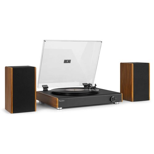 Audizio RP335 Platine Vinyle Bluetooth avec Enceintes 2x40W, Design Élégant, Lecture USB, 3 Vitesses, Fonction Enregistreur État correct - N/A reconditionné disponible sur Fnac