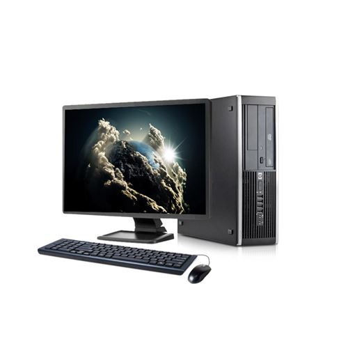 Unité centrale HP 6200 SFF - Core i3 - RAM 4Go - HDD 500Go - Windows 10 - Ecran 19 - Reconditionné État correct - N/A reconditionné disponible sur Fnac