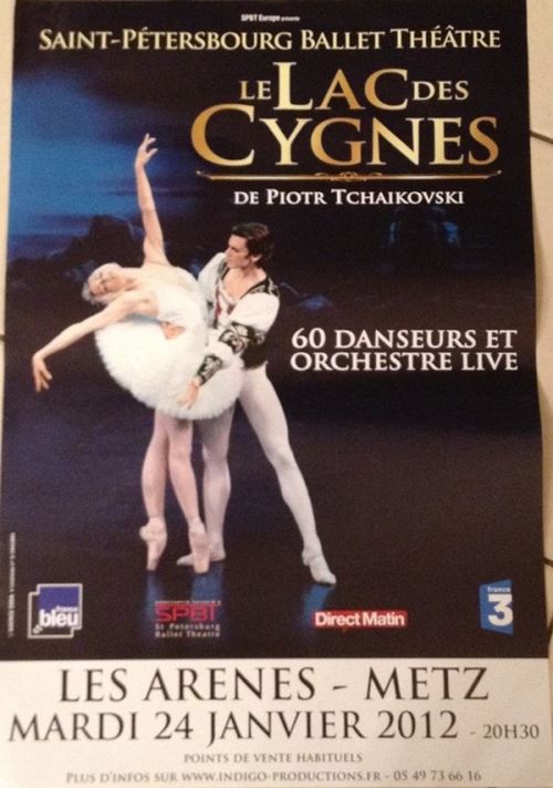 Ballet - Le Lac Des Cygnes - 40x60 cm - AFFICHE / POSTER État correct - N/A reconditionné disponible sur Fnac