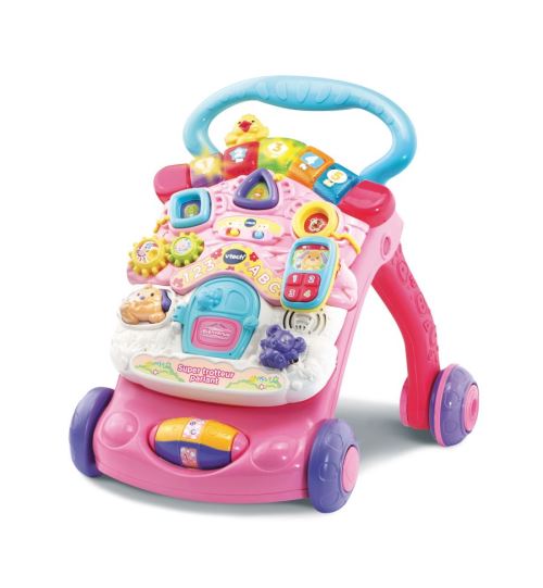 Acheter Jeu éducatif Vtech Baby Super trotteur parlant 2 en 1 Rose État correct - 51,90 € Jeu éducatif Vtech Baby Super trotteur parlant 2 en 1 Rose État correct - VTech Baby reconditionné disponible sur Fnac