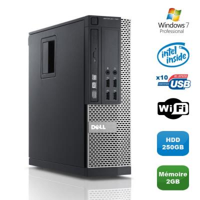 Acheter PC DELL Optiplex 790 SFF Intel Pentium G840 2.8Ghz 2Go DDR3 250Go WIFI Win 7 Pro État correct - 199,00 € PC DELL Optiplex 790 SFF Intel Pentium G840 2.8Ghz 2Go DDR3 250Go WIFI Win 7 Pro État correct - reconditionné disponible sur Fnac