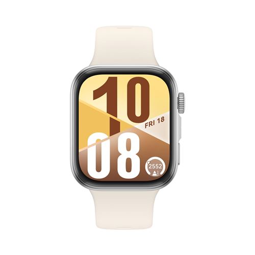 Montre connectée Huawei Watch Fit 4 Bluetooth avec bracelet en fluoroélastomère Blanc État correct - Huawei reconditionné disponible sur Fnac
