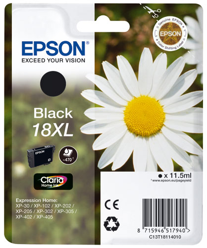 Cartouche d'encre Epson Pâquerette XL Noir État correct - Epson reconditionné disponible sur Fnac