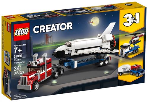 Acheter LEGO® Creator 3 en 1 31091 Le transporteur de navette État correct - 91,66 € LEGO® Creator 3 en 1 31091 Le transporteur de navette État correct - LEGO Creator reconditionné disponible sur Fnac