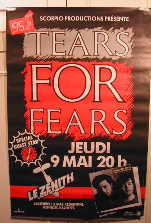 Tears For Fears - 80x120 cm - AFFICHE / POSTER État correct - N/A reconditionné disponible sur Fnac