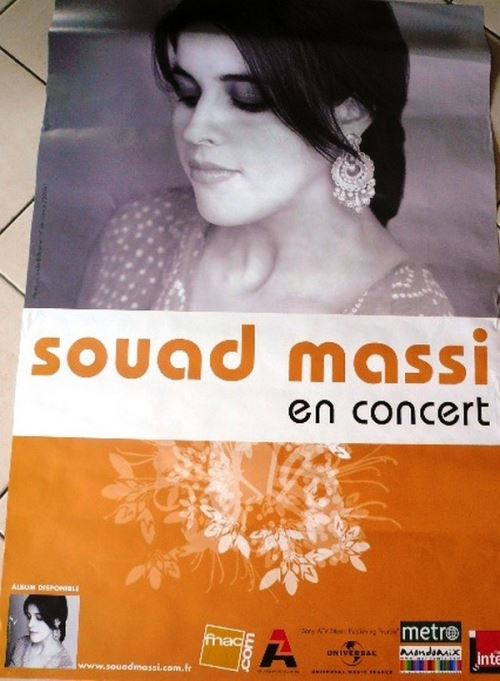Acheter Souad Massi - 80x120 cm - AFFICHE / POSTER État correct - 17,99 € Souad Massi - 80x120 cm - AFFICHE / POSTER État correct - N/A reconditionné disponible sur Fnac