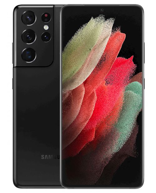 Samsung Galaxy S21 Ultra 5G - Enterprise Edition - 5G smartphone - double SIM - RAM 12 Go / Mémoire interne 128 Go - écran OEL - 6.8"" - 3200 x 1440 pixels (120 Hz) - 4x caméras arrière 12 MP, 108 MP, 10 MP, 10 MP - front camera 40 MP - noir fantôme État correct - Samsung reconditionné disponible sur Fnac