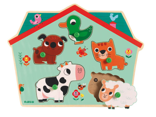 Puzzle Djeco Ouaf Woof Sonore État correct - Djeco reconditionné disponible sur Fnac